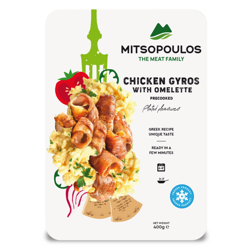 Chicken Gyros with omelette Precooked