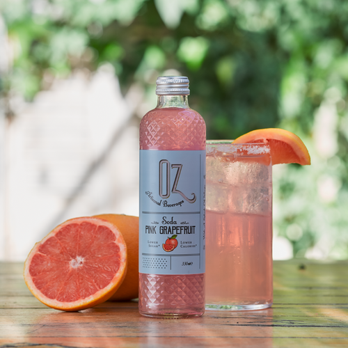 OZ PINK GRAPEFRUIT SODA