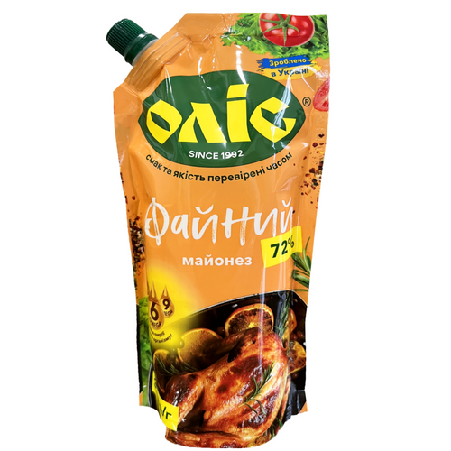 Mayonnaise 72% sunflower oil