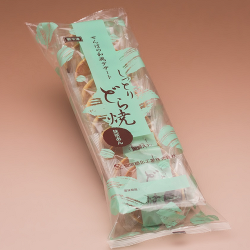Frozen Wheat Cake with Matcha Flavored Bean Paste / Shittori Dorayaki Matcha-an