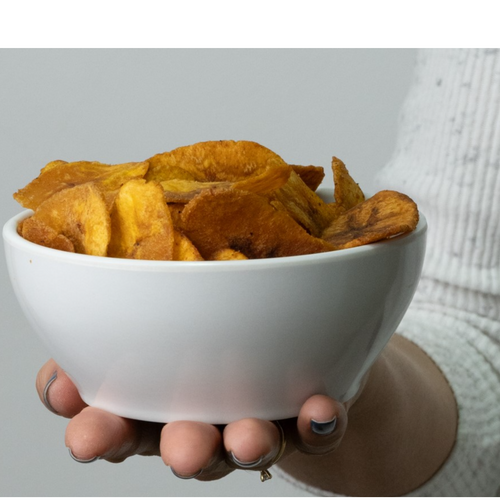 Natural sweet plantain chips