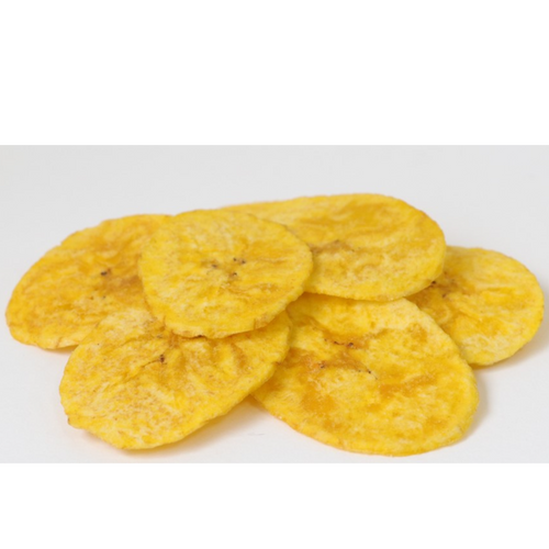 Salty plantain chips