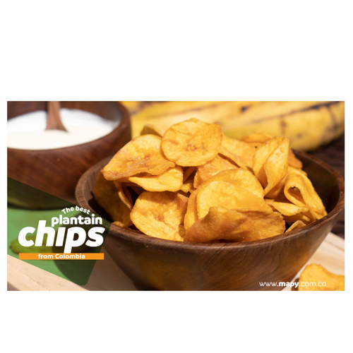 Natural sweet plantain chips