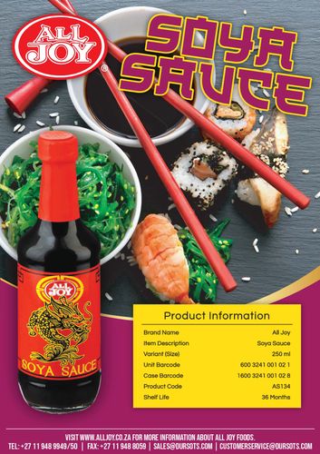 All Joy Soya Sauce