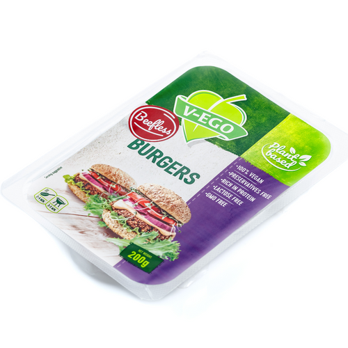 Vegan Burgers with Beef Flavour