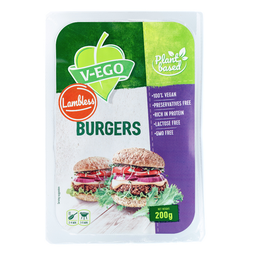 Vegan Burgers with Lamb Flavour