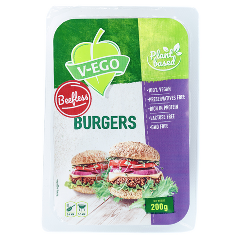 Vegan Burgers with Beef Flavour