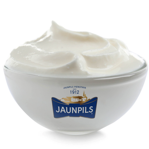 Sour cream 25% with coconut oil.