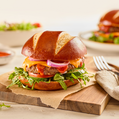 Pretzel Burger Bun, 80 g