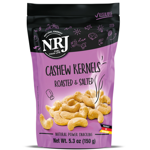 Cashew kernels roasted and salted
