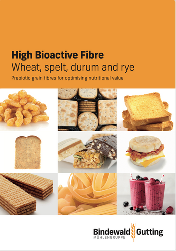 High bioactive fibre - Wheat, spelt, durum and rye - Prebiotic grain fibres for optimising nutritional value
