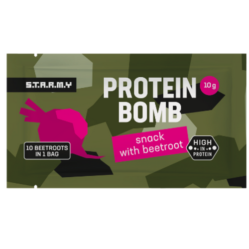 S.T.A.R.M.Y freeze-dried beetroot protein snack