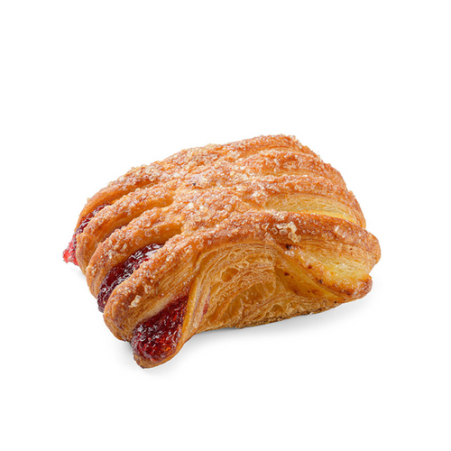 Pastry with Mascarpone and Raspberry-Pomegranate Filling