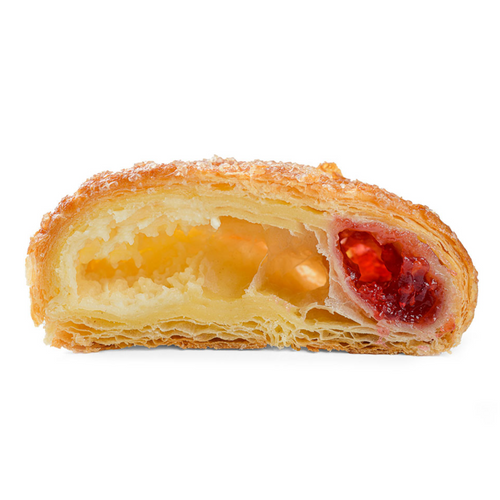 Pastry with Mascarpone and Raspberry-Pomegranate Filling