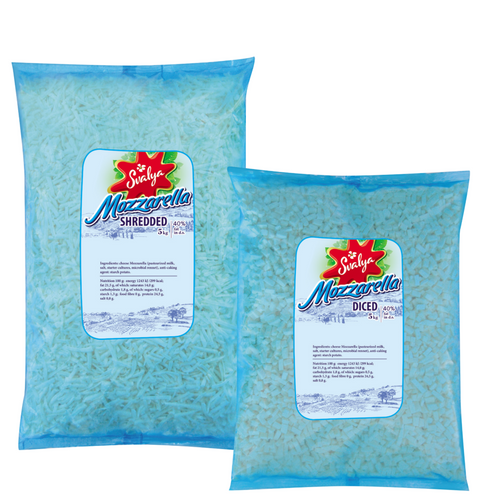 Mozzarella 40% Shredded/Diced