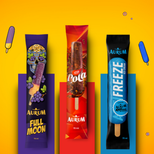 Ice cream lollies