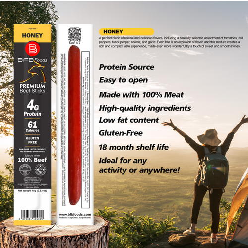 BFB Beef Sticks flavor Honey