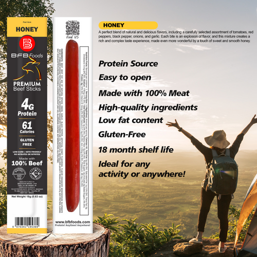 BFB Beef Sticks flavor Honey