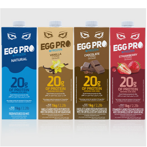 Egg White - Pasteurized Liquid Frozen - 1kg - Tetrapak
