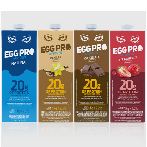 Egg White - Pasteurized Liquid Frozen - 1kg - Tetrapak
