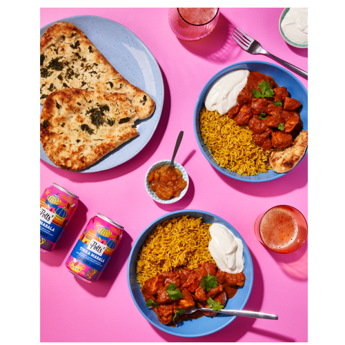 Potts' Tikka Masala cooking sauce in a can