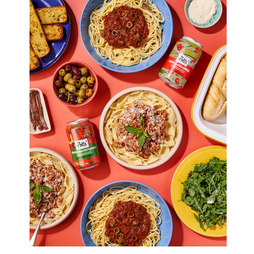 Potts' Calabrese Ragu cooking sauce