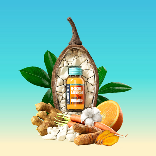 UNROOTED Good Life - Punchy Turmeric and Ginger Shot 60ml