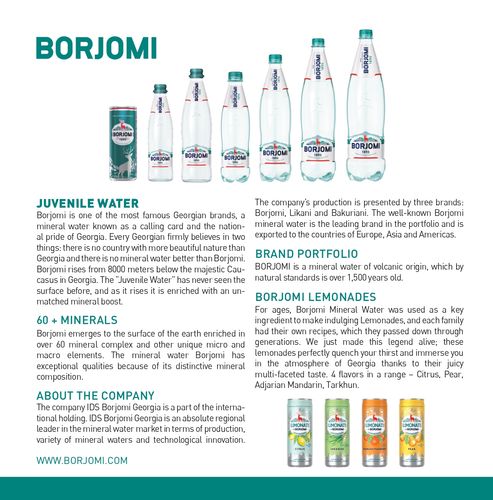 Borjomi Georgian Mineral Water