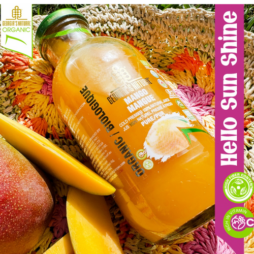 100% ORGANIC PURE MANGO JUICE