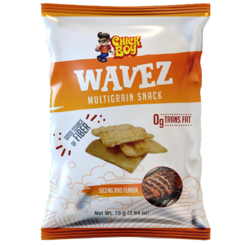 Chickboy Wavez Multigrain  Sizzling BBQ Flavor Snack 75g
