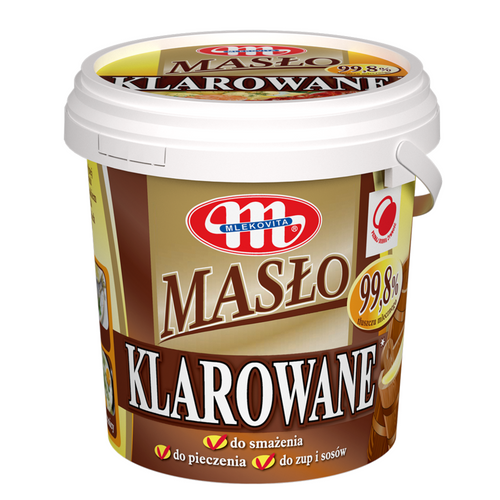 ANHYDROUS MILK FAT / CLARIFIED BUTTER 200g, 250g, 500g, 1kg, 25kg, 180kg