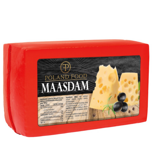 Swiss type cheeses: MAASDAM, EMMENTAL