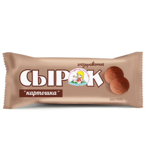 Kartoshka glazed curd bar