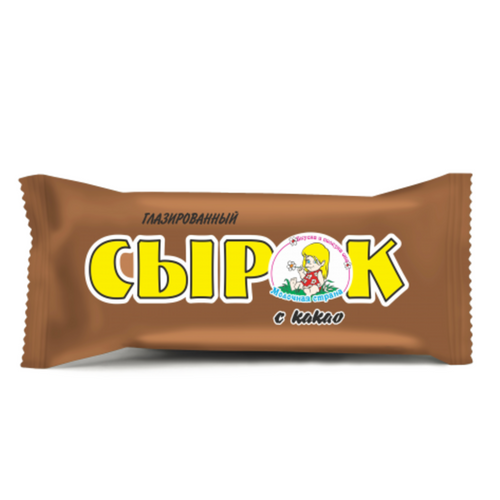 Cocoa glazed curd bar