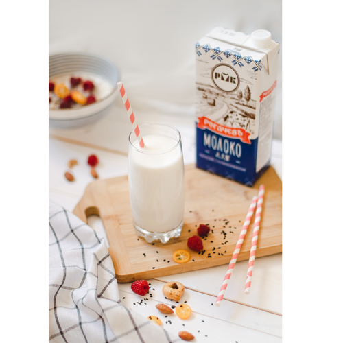 Sterilized milk