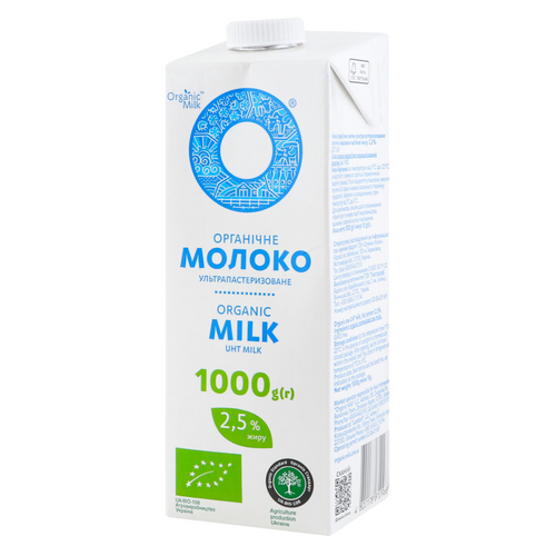 Organic UHT milk