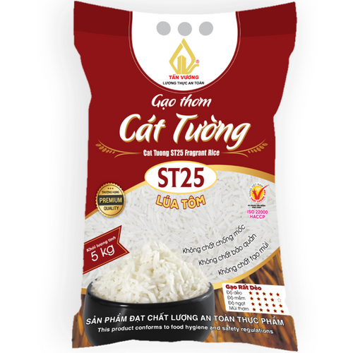 Vietnamese ST25 fragrant rice 5% broken