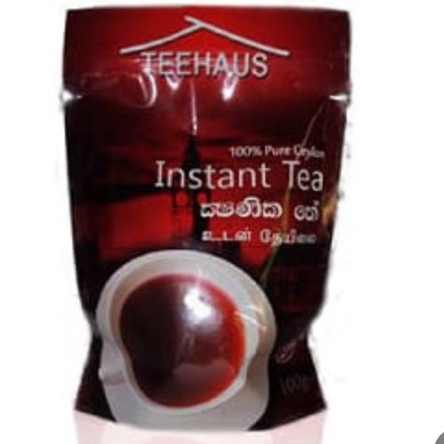 Spray dried instant tea powder in bulk and retail packs
