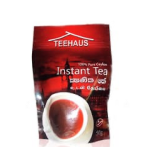Instant tea powder in bulk and retail packs