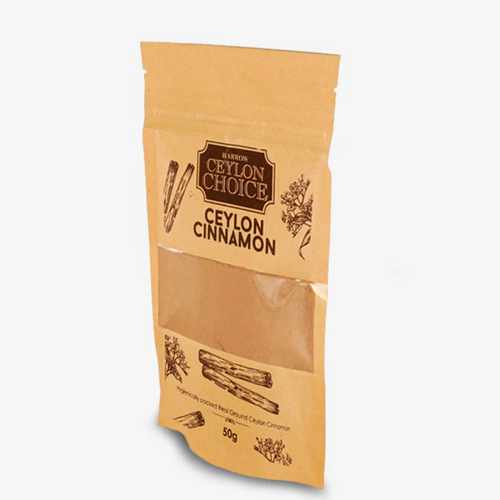 Harrow Ceylon Choice Cinnamon Powder Zip-lock Pouch 50g