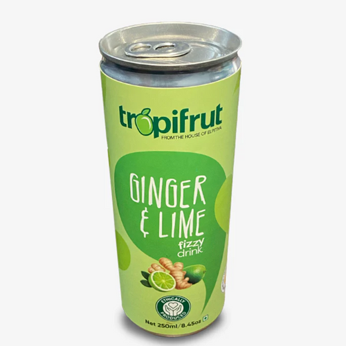 Tropifrut Ginger and Lime Fizzy Drink 250ml