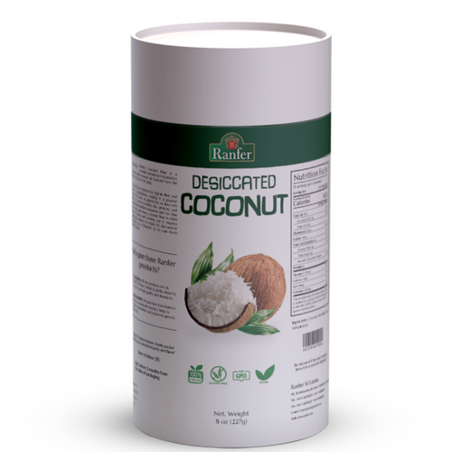 Desiccated coconuts