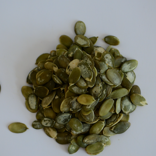 snow white pumpkin kernels
