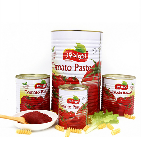 Canned tomato paste