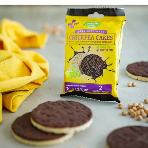 Lestello Dark chocolate chickpea cakes