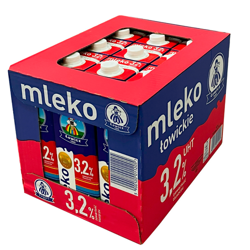 Milk lowickie UHT 3,2% 1L