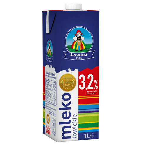 Milk lowickie UHT 3,2% 1L