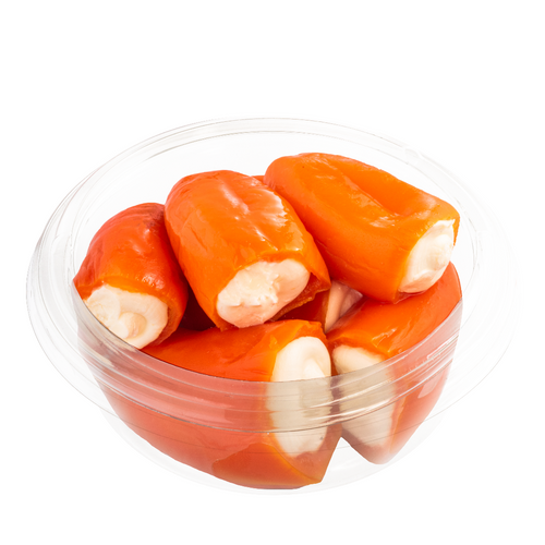 HONEY YELLOW PEPPERS FILLED WIH CHEESE