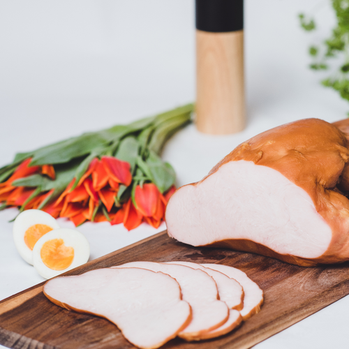 COOKED, SMOKED TURKEY BREAST