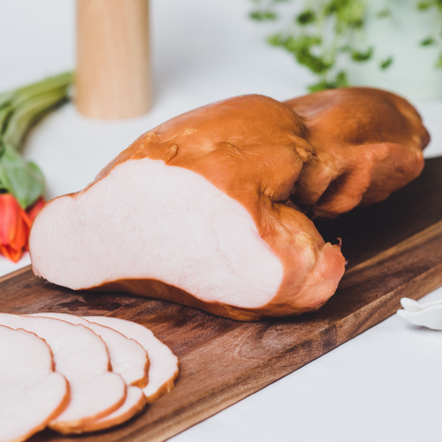 COOKED, SMOKED TURKEY BREAST